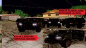 Kozak 5 de la Operación Kursk de Rusia Ucraniano Vehículo para la policía y las fuerzas especiales con Puertas Trasera Suicidas y trasera se abre de manera lateral Reemplaza FBIRANCH